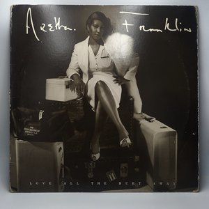 Aretha Franklin Love All The Hurt Away Vinyl Record Album 1981 AL 9552 VG+.
